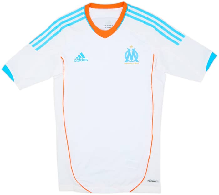 2012-13 Olympique Marseille Player Issue TechFit Home Shirt Gignac #9 - 10/10 - (M)
