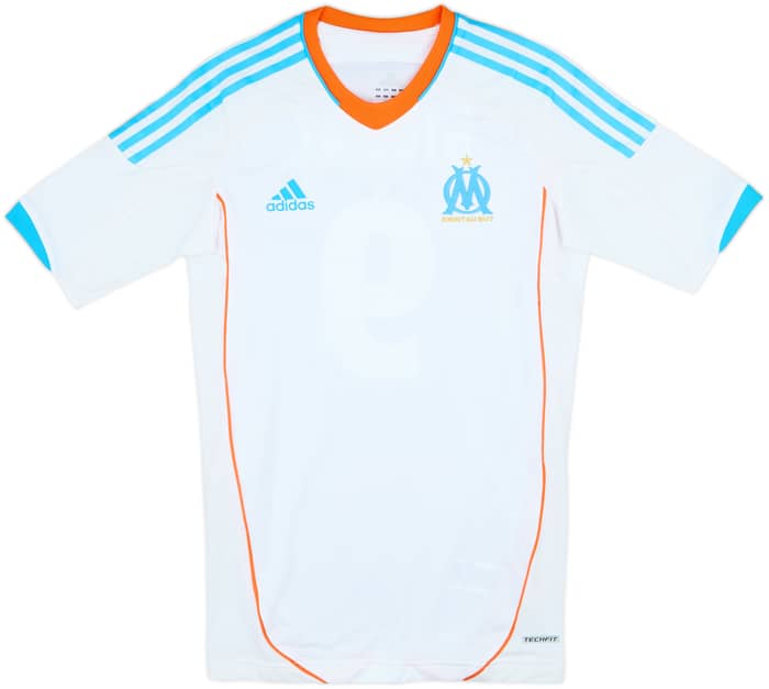 2012-13 Olympique Marseille Player Issue TechFit Home Shirt Gignac #9 - 10/10 - (M)