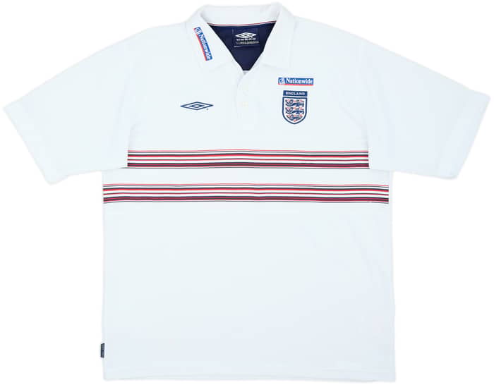 2002-03 England Umbro Polo Shirt - 8/10 - (XL)