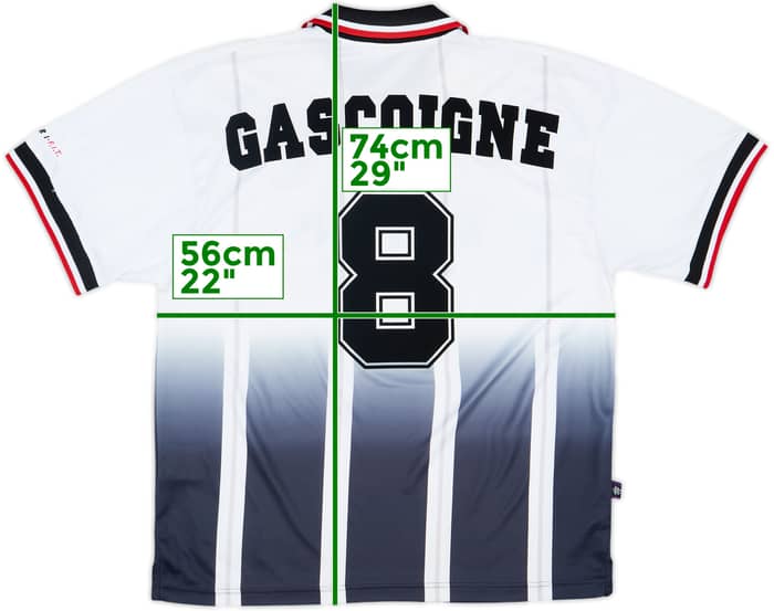 1997-99 Rangers Away Shirt Gascoigne #8 - 9/10 - (L)