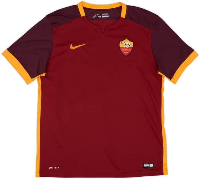 Camiseta de local de la Roma 2015-16 De Rossi #16 - 9/10 - (L)