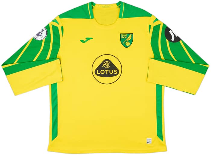 2021-22 Norwich Home L/S Shirt McLean #23 - 9/10 - (XXL)