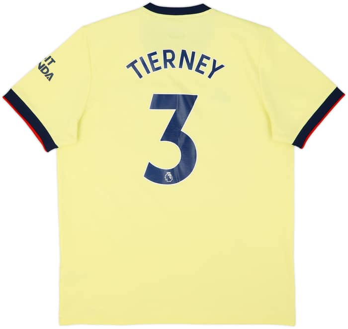 2021-22 Arsenal Away Shirt Tierney #3 - 8/10 - (XL)