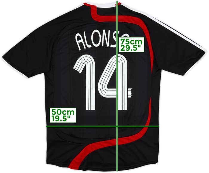 2007-08 Liverpool Third Shirt Alonso #14 - 8/10 - (M)