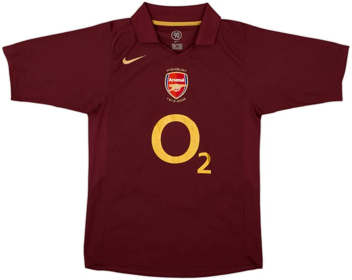 2005-06 Arsenal Camiseta Local Henry #14 - 7/10 - (S)