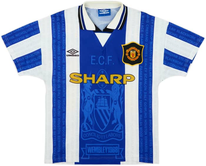 1994-96 Manchester United Tercera Camiseta Beckham #24 - 8/10 - (Y)