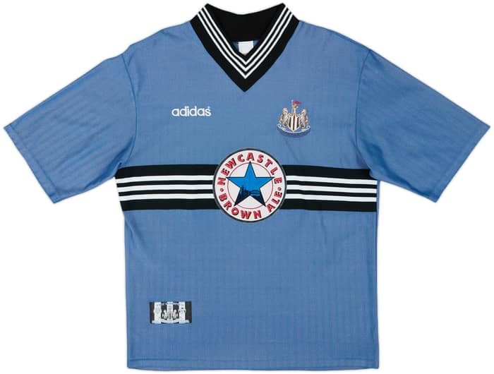 1996-97 Newcastle Away Shirt Shearer #9 - 9/10 - (L)