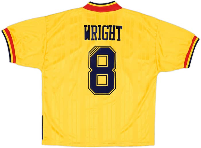 1993-94 Arsenal Away Shirt Wright #8 - 9/10 - (M/L)