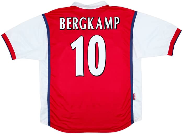 1998-99 Arsenal Home Shirt Bergkamp #10 - 8/10 - (XL)