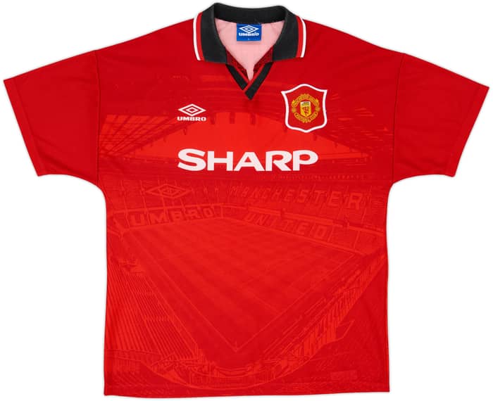 1994-96 Manchester United Camiseta Local Cantona #7 - 9/10 - (L)