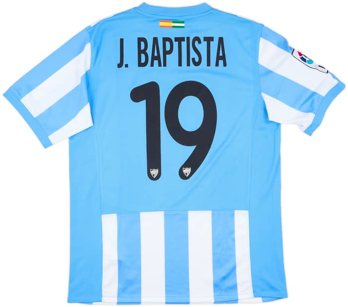 2011-12 Malaga Home Shirt J. Baptista #19 - 8/10 - (M)