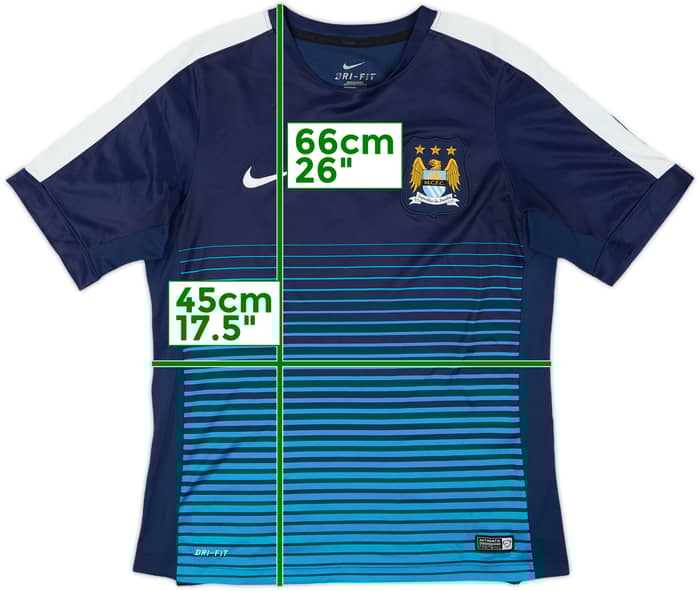 2014-15 Manchester City Nike Training Shirt - 8/10 - (M)