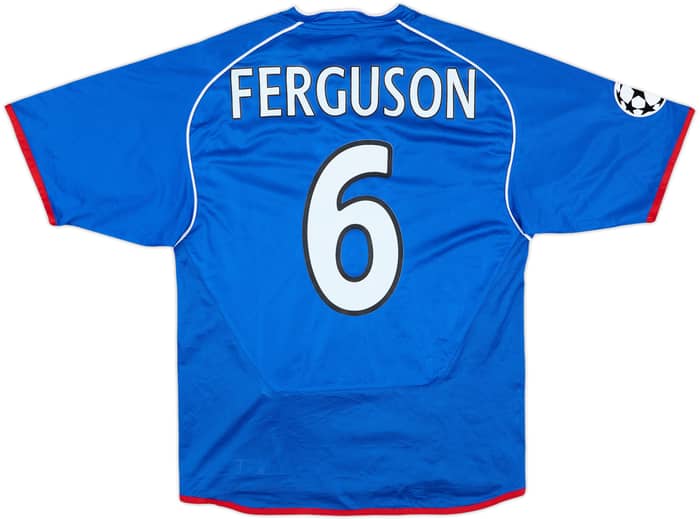 2005-06 Rangers Home Shirt Ferguson #6 - 4/10 - (M)