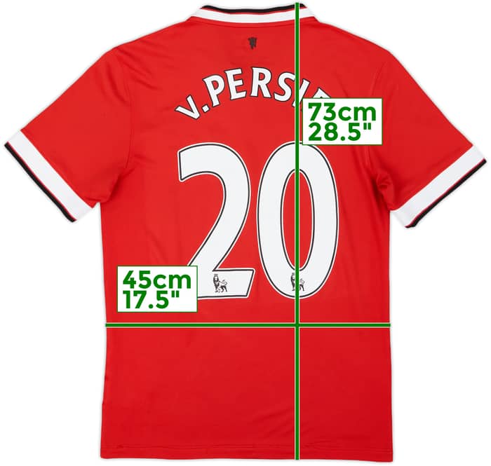 2014-15 Manchester United Home Shirt V.Persie #20 - 6/10 - (S)