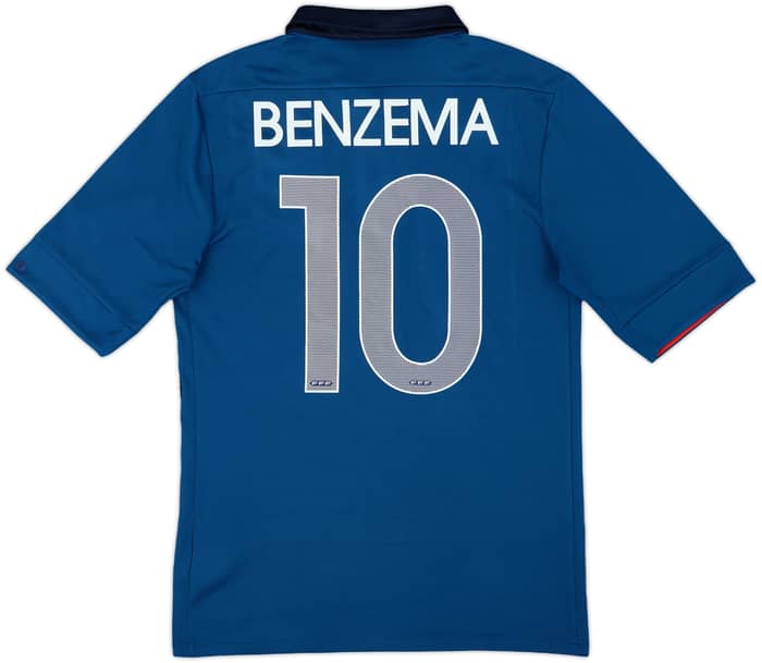 2011-12 France Home Shirt Benzema #10 - 8/10 - (S)