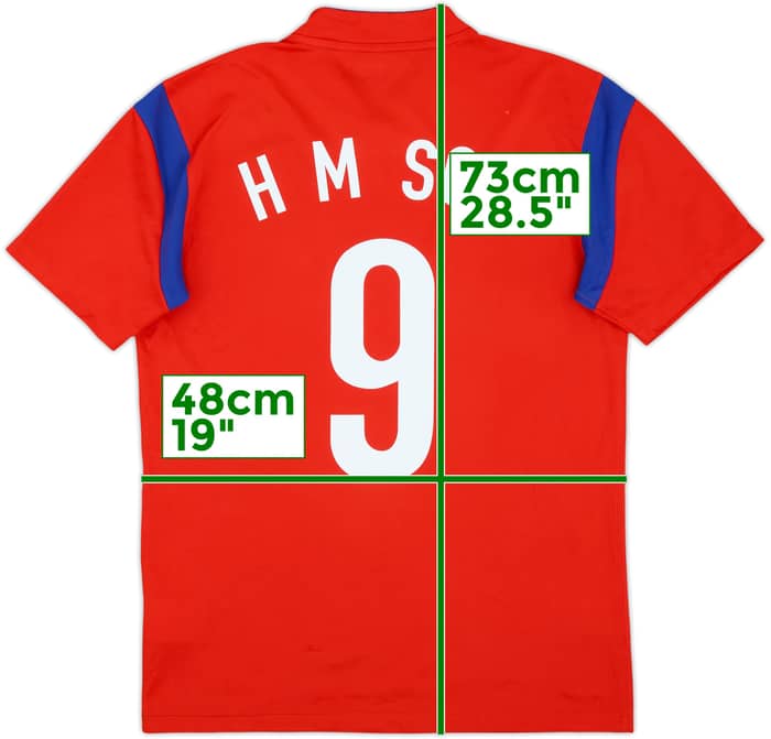 2014-15 South Korea Home Shirt H M Son #9 - 9/10 - (M)