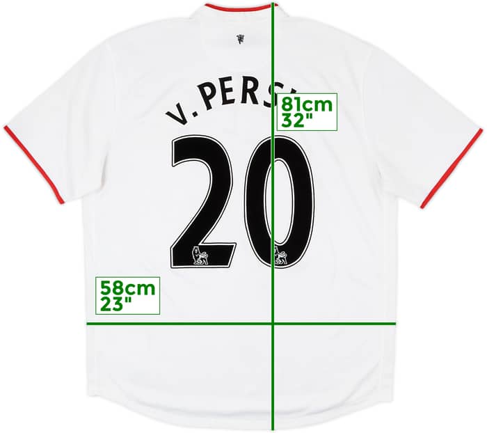 2012-14 Manchester United Away Shirt v.Persie #20 - 6/10 - (XL)