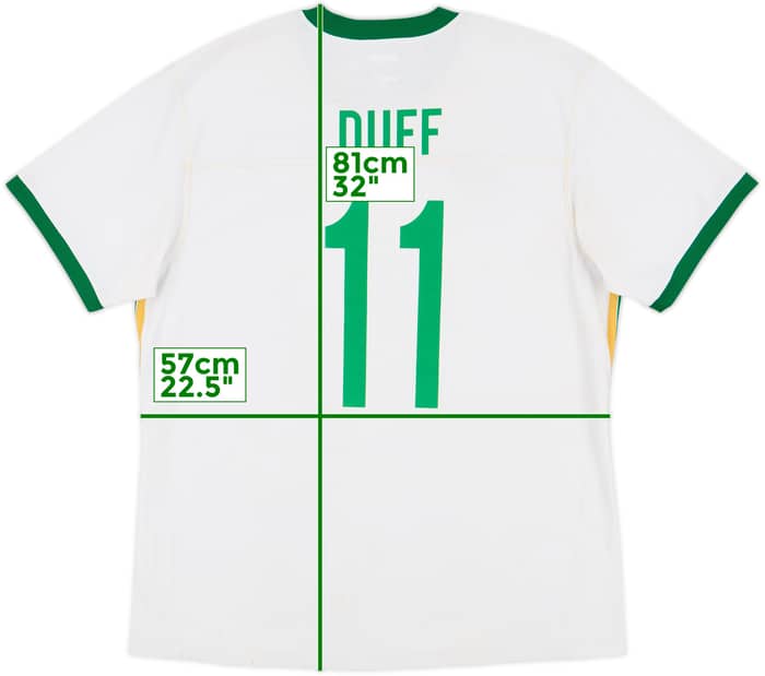 2010-11 Ireland Away Shirt Duff #11 - 8/10 - (XL)