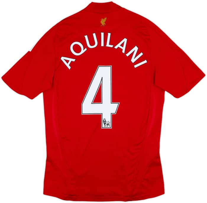 2008-10 Liverpool Home Shirt Aquilani #4 - 6/10 - (S)