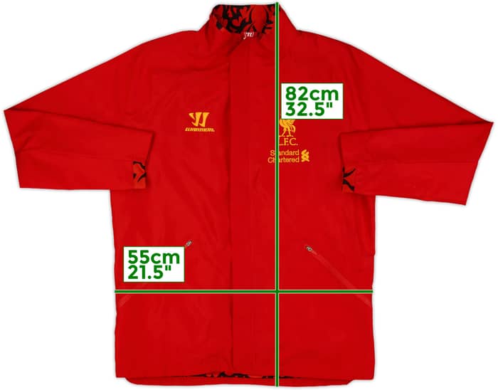2012-13 Liverpool Warrior Rain Jacket - 8/10 - (M)
