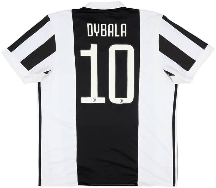 2017-18 Juventus Home Shirt Dybala #10 - 7/10 - (XL.Boys)