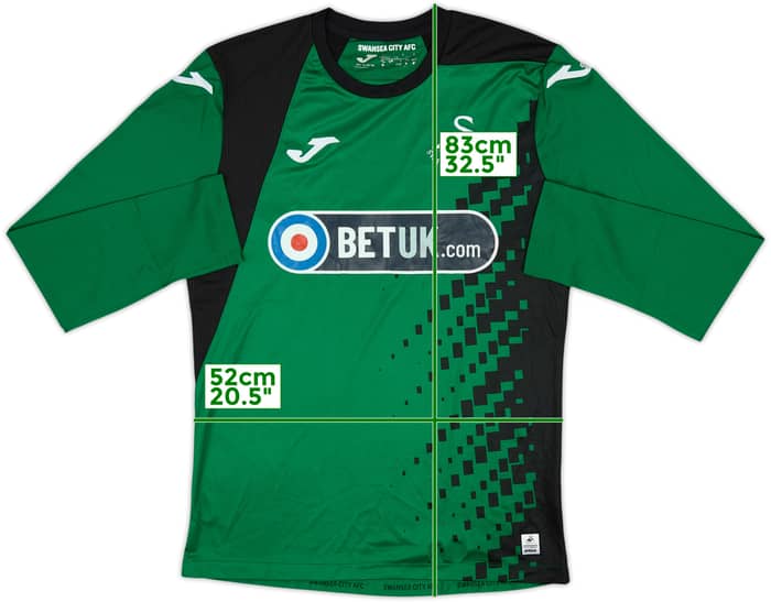 2018-19 Swansea GK Shirt - 8/10 - (S)