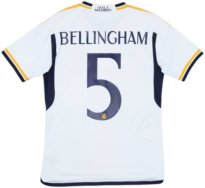 2023-24 Real Madrid Home Shirt Bellingham #5 - 6/10 - (S)