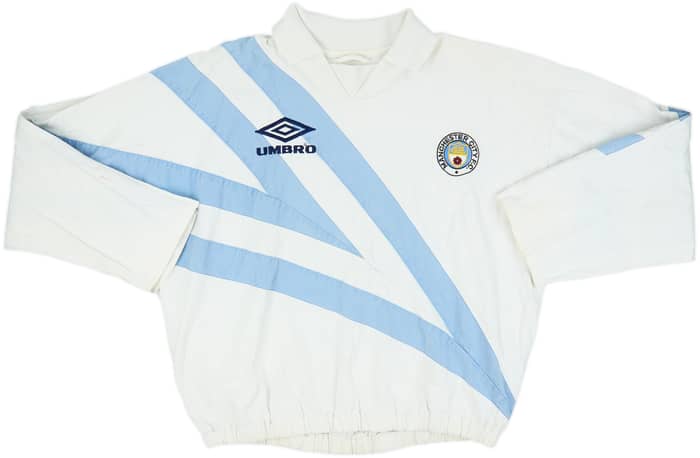 1991-93 Manchester City Umbro Drill Top - 7/10 - (L)