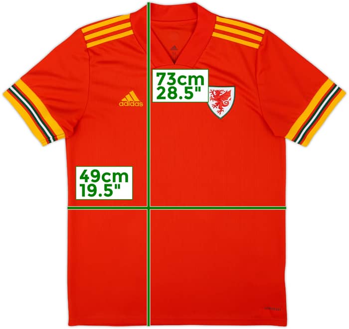 2020-21 Wales Home Shirt - 8/10 - (M)