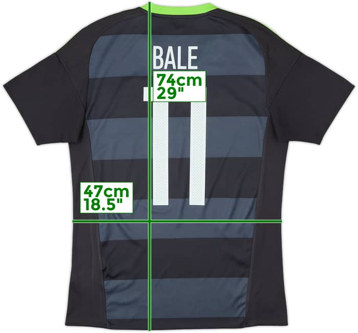 2016-17 Wales Away Shirt Bale #11 - 8/10 - (S)