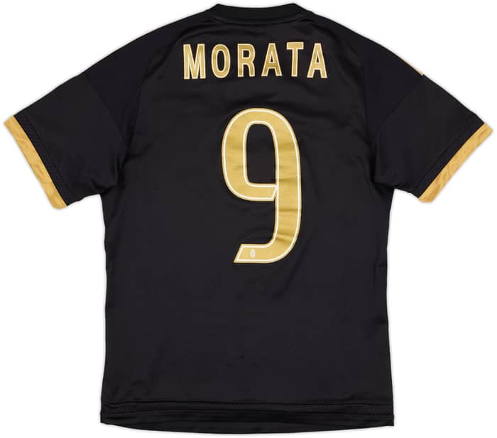 2015-16 Juventus Third Shirt Morata #9 - 6/10 - (S)