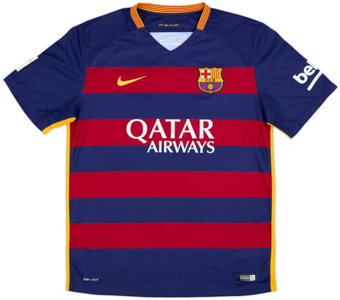 2015-16 Barcelona Home Shirt Messi #10 - 9/10 - (L)