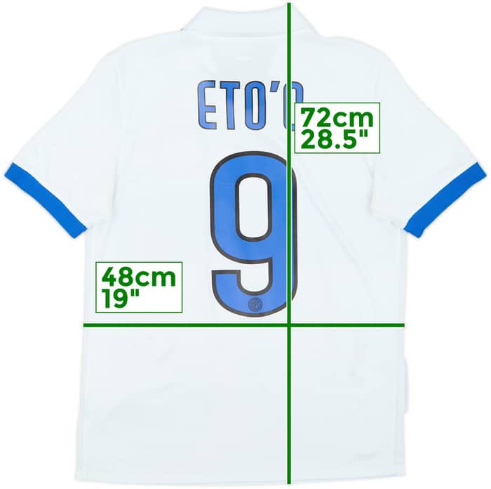 2009-10 Inter Milan Away Shirt Eto'o #9 - 8/10 - (S)