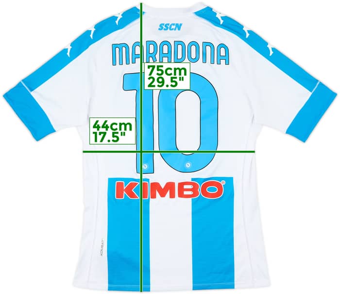 2020-21 Napoli Special Edition Authentic Fourth Shirt Maradona #10 - 8/10 - (S)