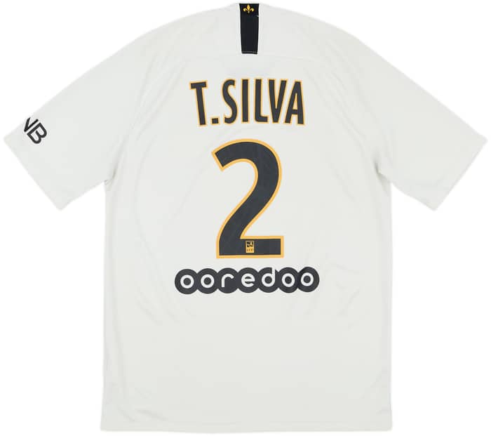 2018-19 Paris Saint-Germain Away Shirt T.Silva #2 - 7/10 - (M)
