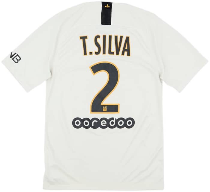 2018-19 Paris Saint-Germain Away Shirt T.Silva #2 - 8/10 - (S)