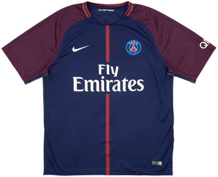 2017-18 Paris Saint-Germain Home Shirt Mbappe #29 - 8/10 - (XL)