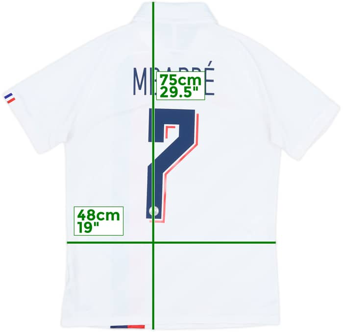 2019-20 Paris Saint-Germain Authentic Third Shirt Mbappe #7 - 8/10 - (M)