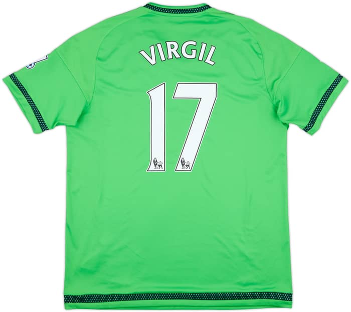2015-16 Southampton Away Shirt Virgil #17 - 8/10 - (L)