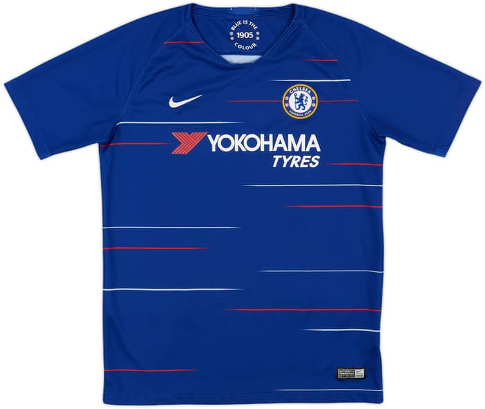2018-19 Chelsea Home Shirt - 6/10 - (XL.Boys)