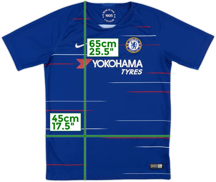 2018-19 Chelsea Home Shirt - 6/10 - (XL.Boys)