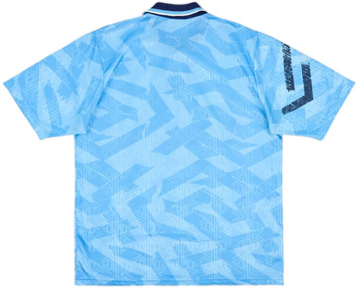 1991-93 Manchester City Home Shirt - 5/10 - (L)