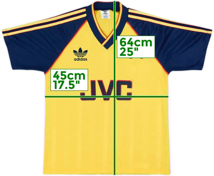 1988-91 Arsenal Away Shirt - 9/10 - (S)