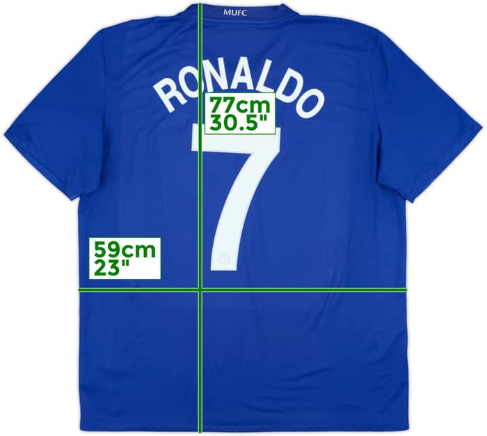 2008-09 Manchester United Third Shirt Ronaldo #7 - 6/10 - (XL)