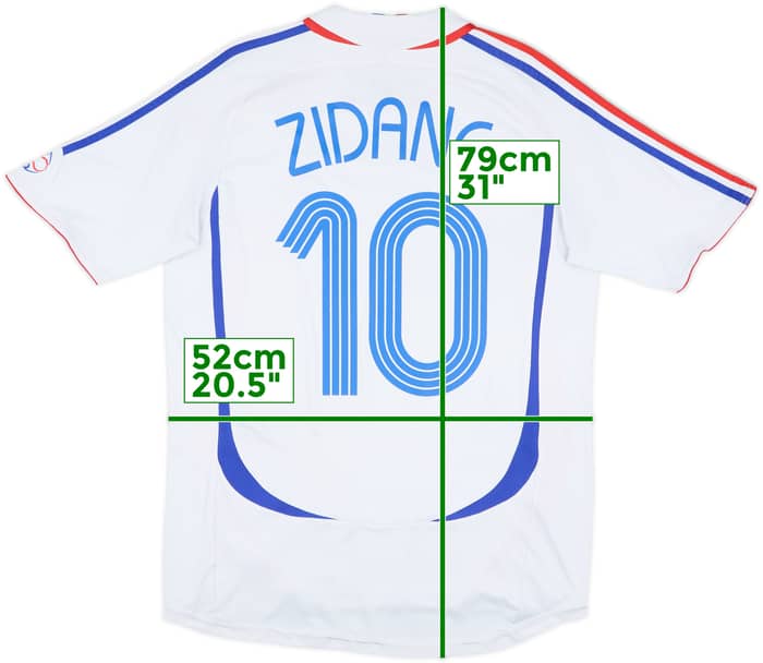2006 France Away Shirt Zidane #10 - 6/10 - (M)