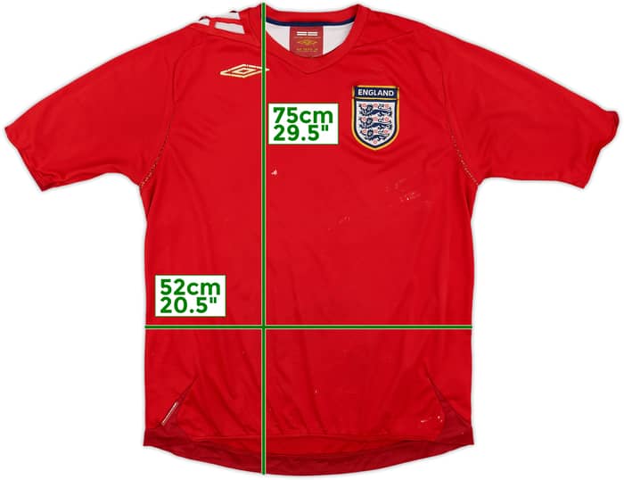 2006-08 England Away Shirt - 4/10 - (L)