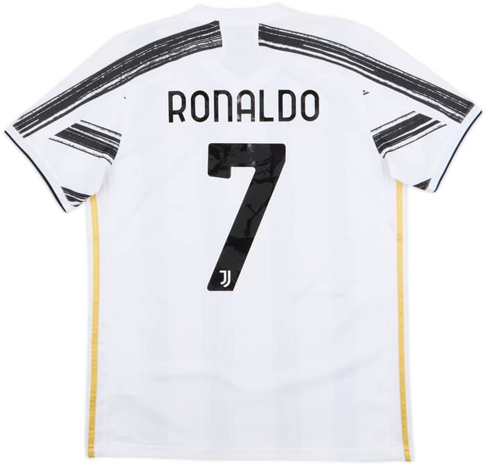 2020-21 Juventus Home Shirt Ronaldo #7 - 8/10 - (L)