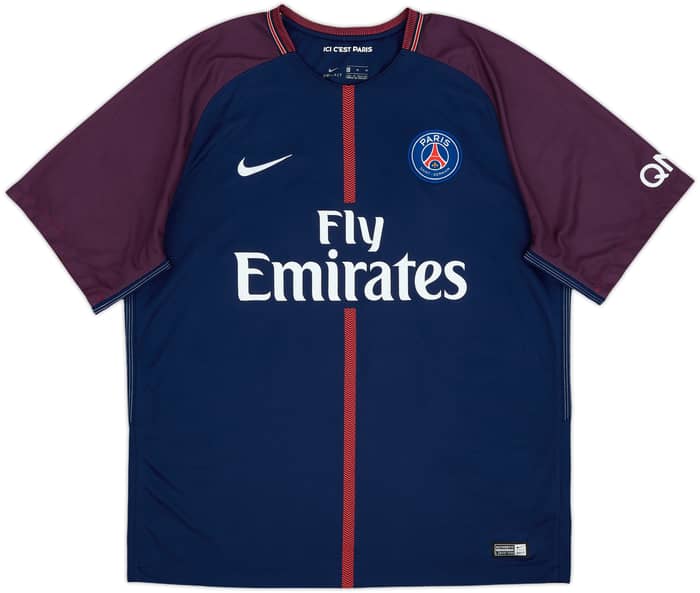 2017-18 Paris Saint-Germain Home Shirt Neymar Jr #10 - 7/10 - (XL)