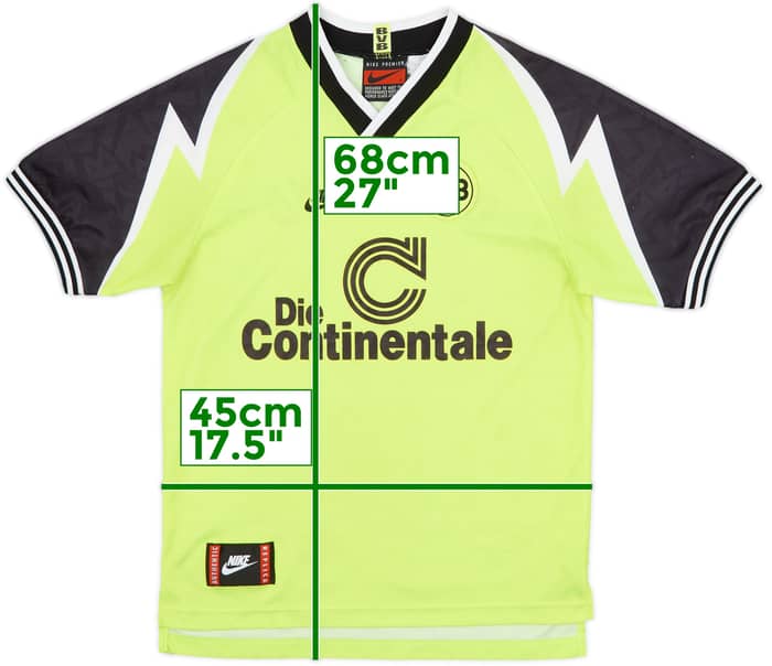 1995-96 Borussia Dortmund Home Shirt - 8/10 - (L.Boys)