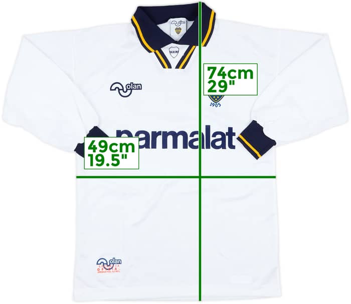 1994-95 Boca Juniors Away L/S Shirt - 9/10 - (S)